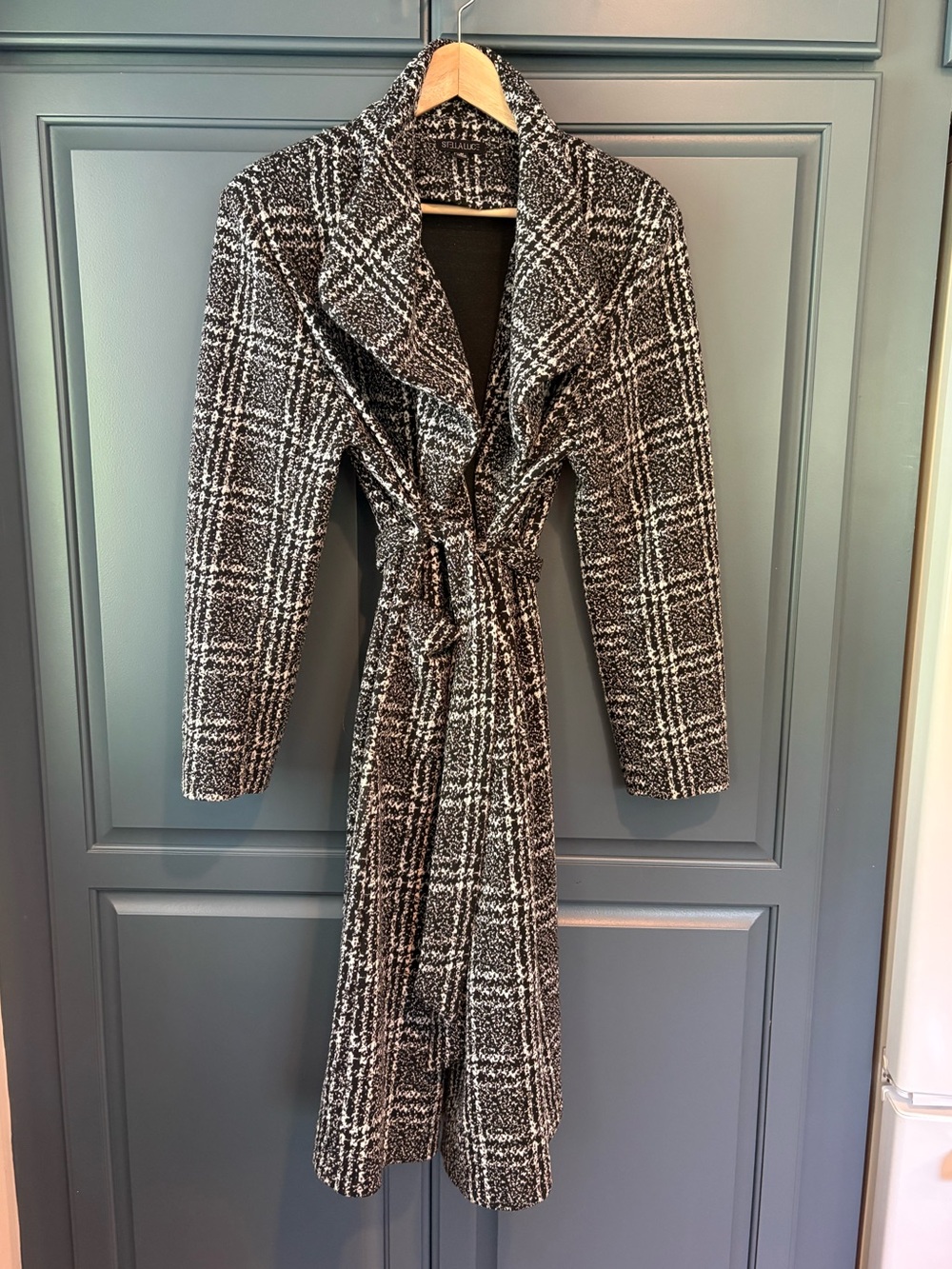 Stella Luce houndstooth plaid coat